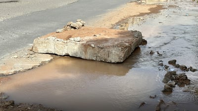 هێڵی دابەشكردنی ئاوی كارێزەوشكی سلێمانی لە سێ شوێنەوە شكاوە 