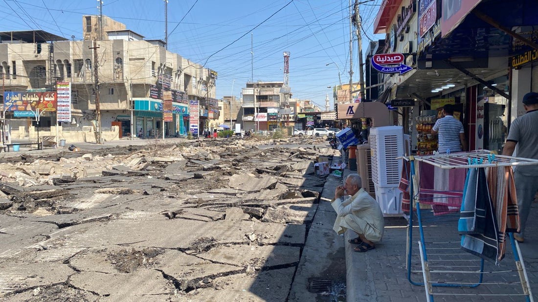صور من تقدّم العمل في شارع المستودع لكن الرمادي لن تصبر 8 أشهر!