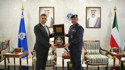 وفد مكتب القائد العام في الكويت لتعزيز آليات التنسيق بين مؤسسات البلدين