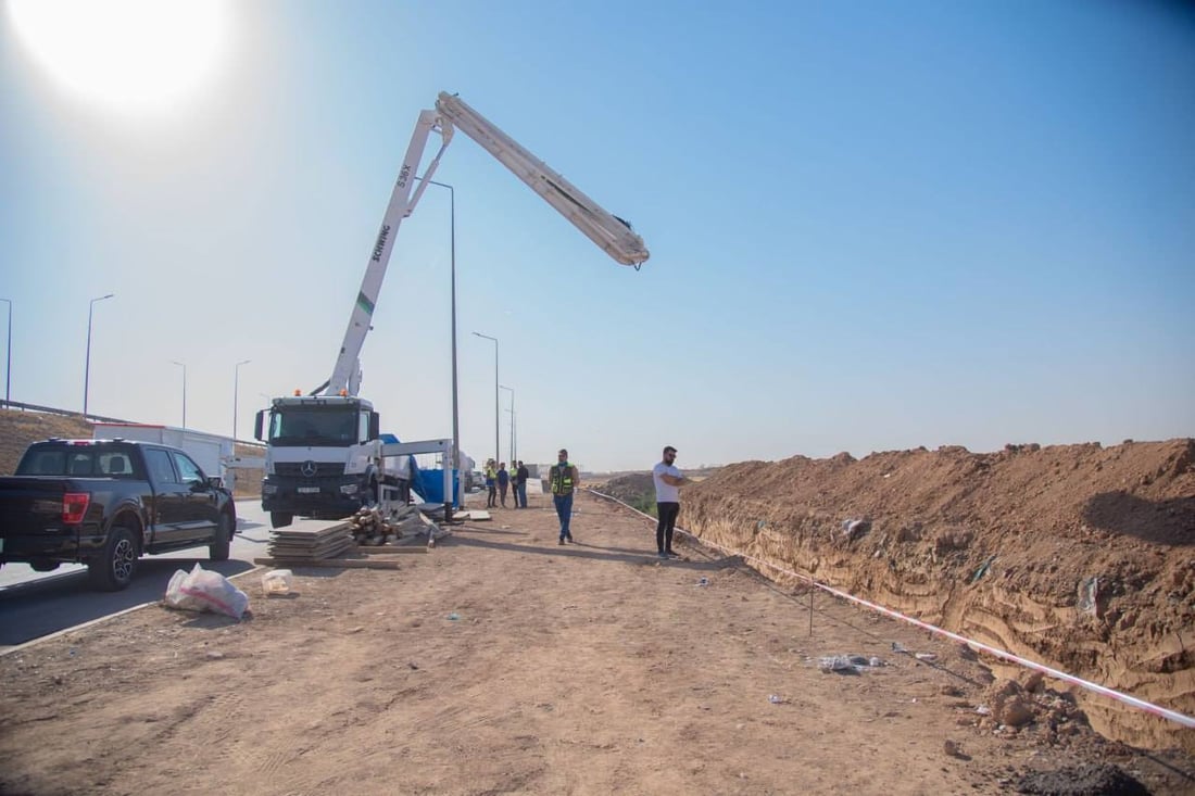 شارەوانی عەزمی جەزم کردووە؛ كاره‌كانی پڕۆژه‌ خزمەتگوزارییەکەی باغلومناره چڕتر ده‌كرێنەوە