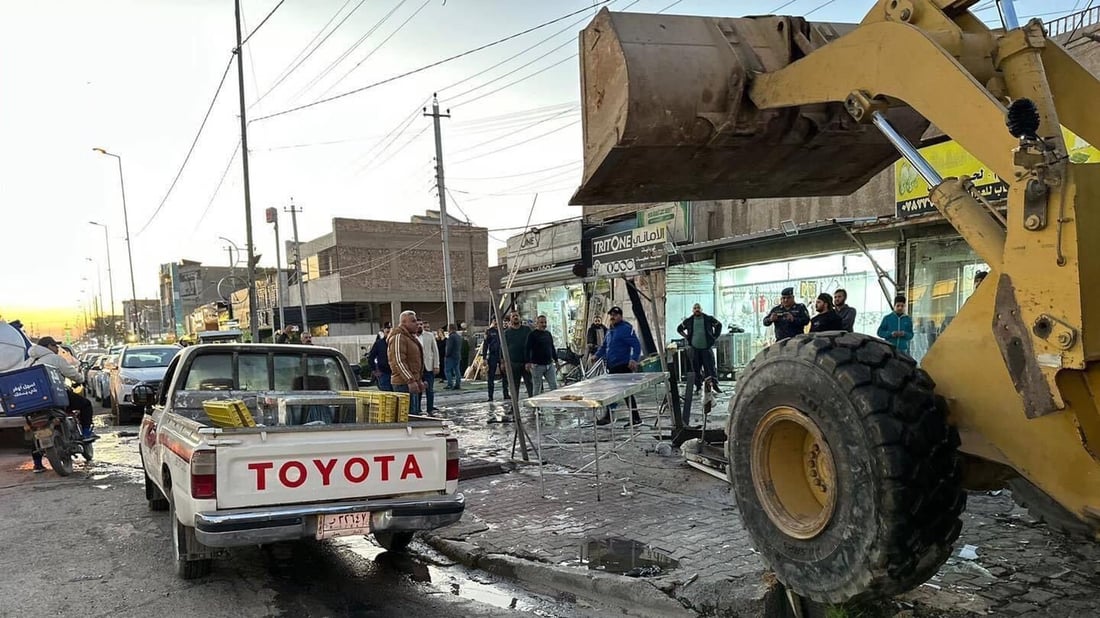 كسبة البسطات: هذه جريمة.. صور من العامرية بعد إزالة تجاوزات شارع العسل