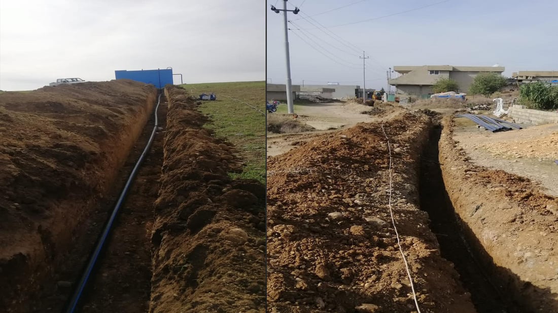 گوندەکانیش ئاویان بۆ رادەکێشرێ