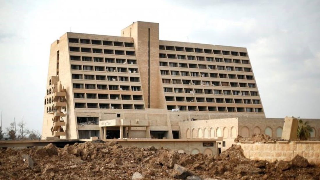 البدء بإعمار فندق الموصل المدمّر وفق تصاميم حديثة