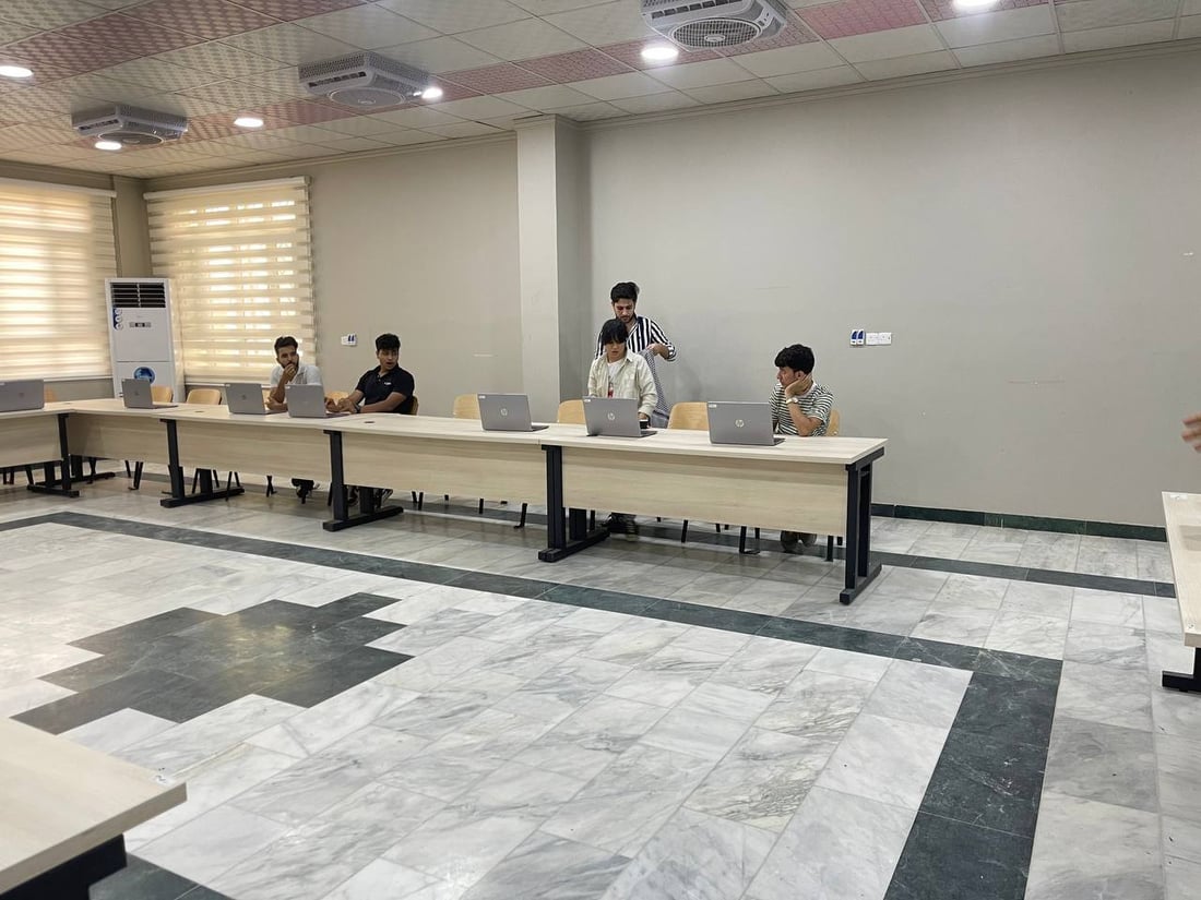 شبان هيت سيستمتعون ويتمرنون بأجهزة ومعدات حديثة قدمتها ألمانيا (صور)