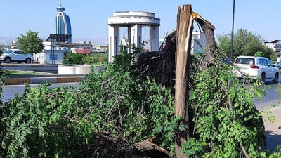 رەشەبا چەند گەڕەکێکی بێ کارەبا کرد