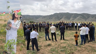 Volunteers plant 4,000 saplings on Mount Maqloub in reforestation effort