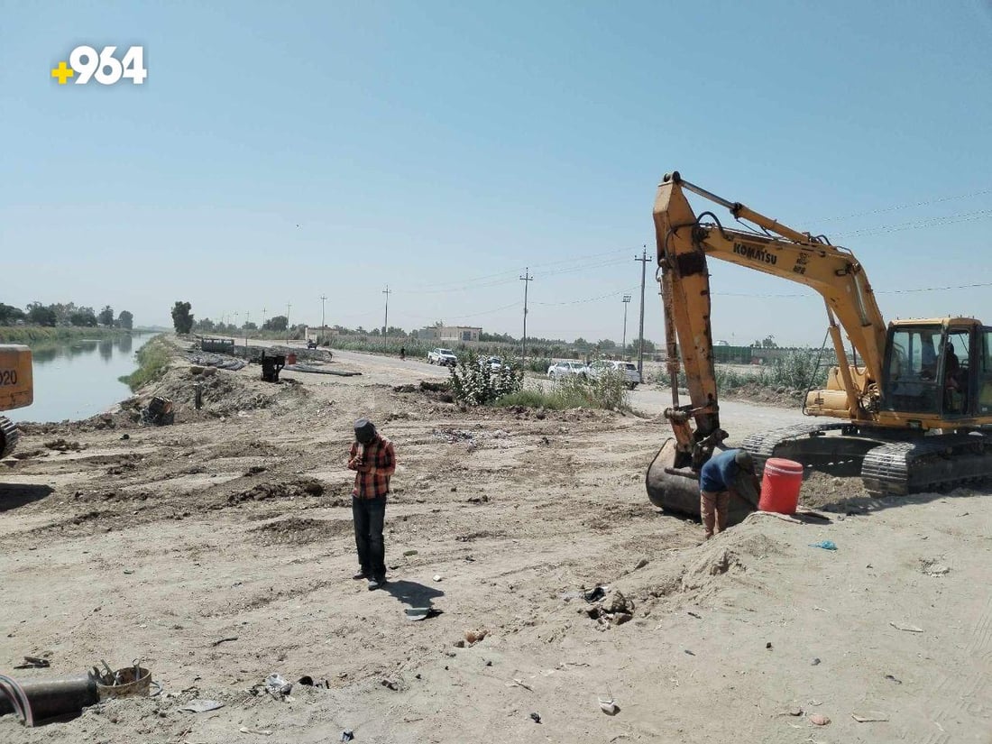 صور من كوثى: ثلاثة جسور جديدة لتسهيل حركة السيارات بين ضفتي المسيب