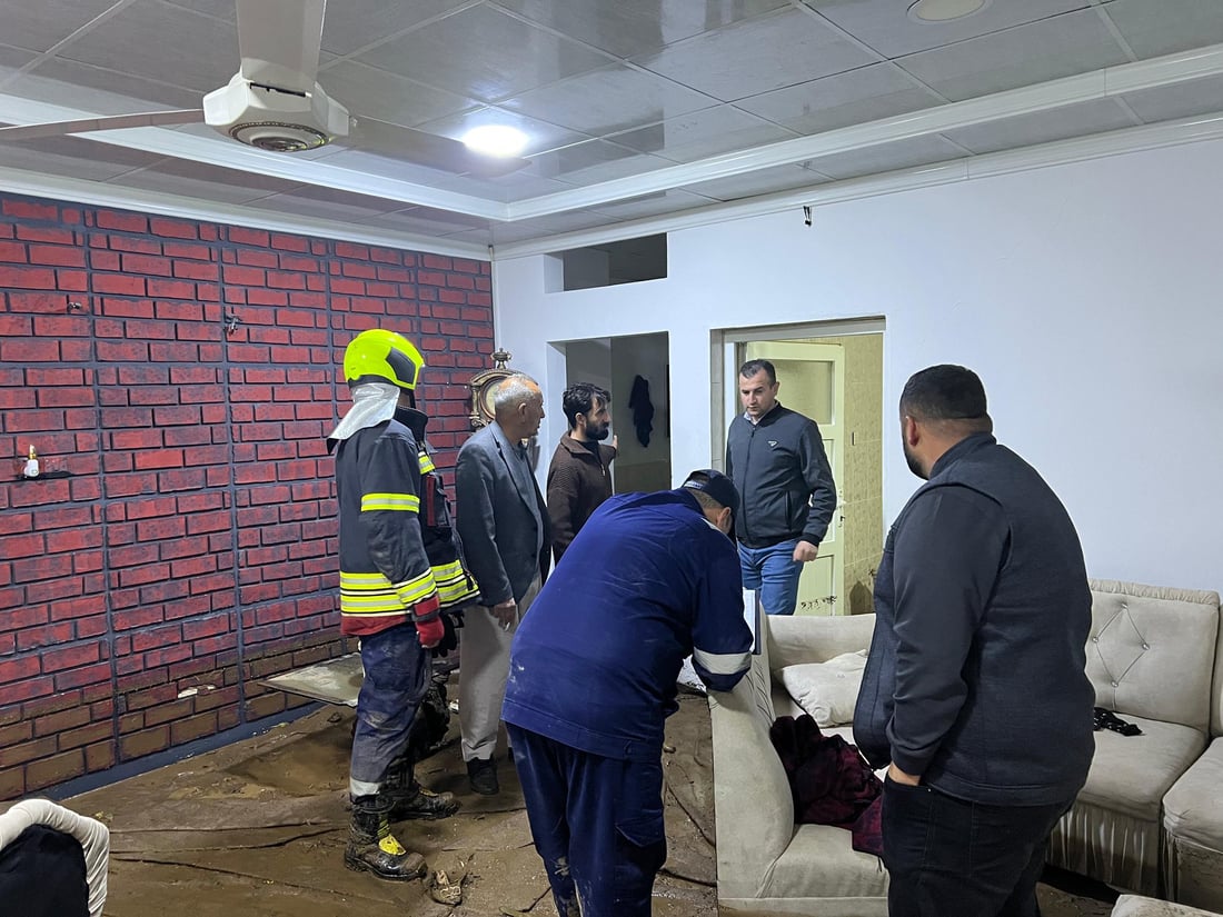 لە زاخۆ لافاو زیانی بە ژمارەیەک ئۆتۆمبێل و خانوو گەیاند