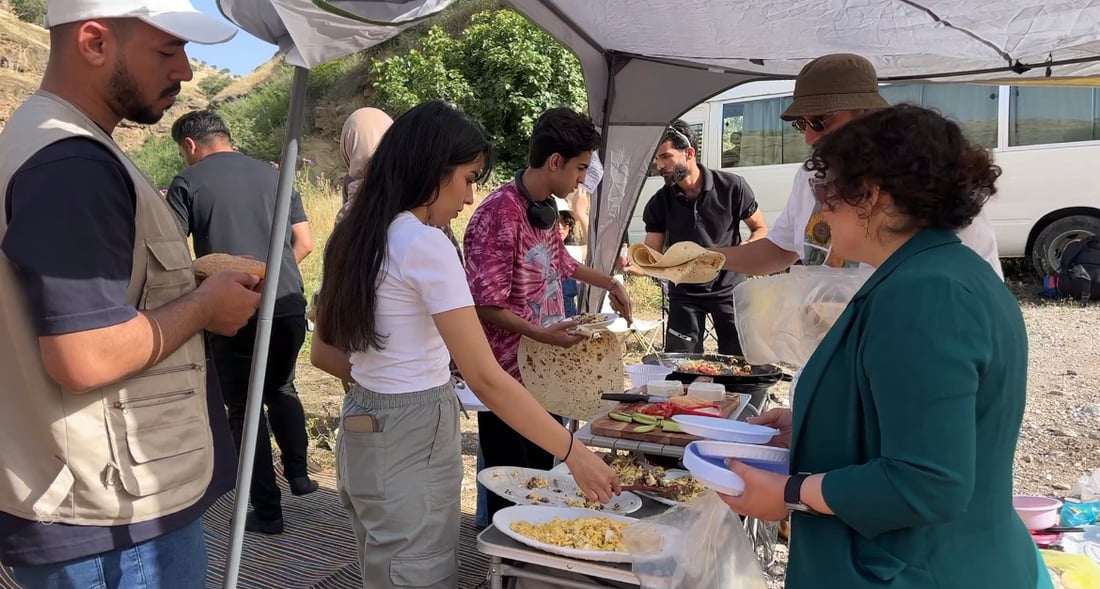 صور: شباب الجنوب يستكشفون حلبجة.. 3 أيام صمت إلا من صوت الطبيعة