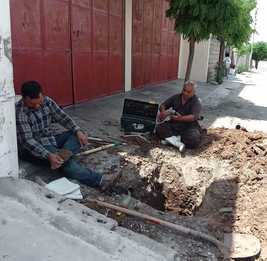 بۆریی سەرەکیی گواستنەوەی ئاوی ماڵان لە شارەزوور شكاوە “”