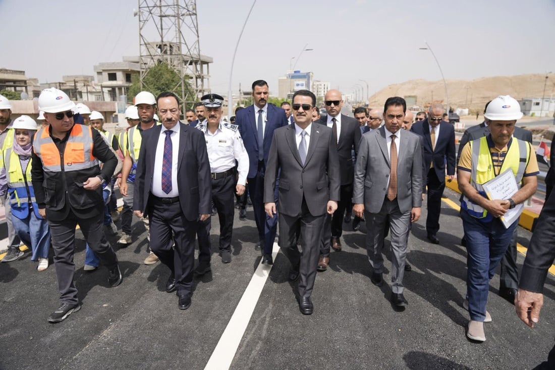 صور: السوداني يفتتح جسر الشهداء في حمام العليل ومجسر السويس بأيسر الموصل