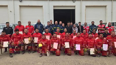 کارمەندانی بەرگری شارستانی هەولێر بوون بە پسپۆڕی رزگار کردن