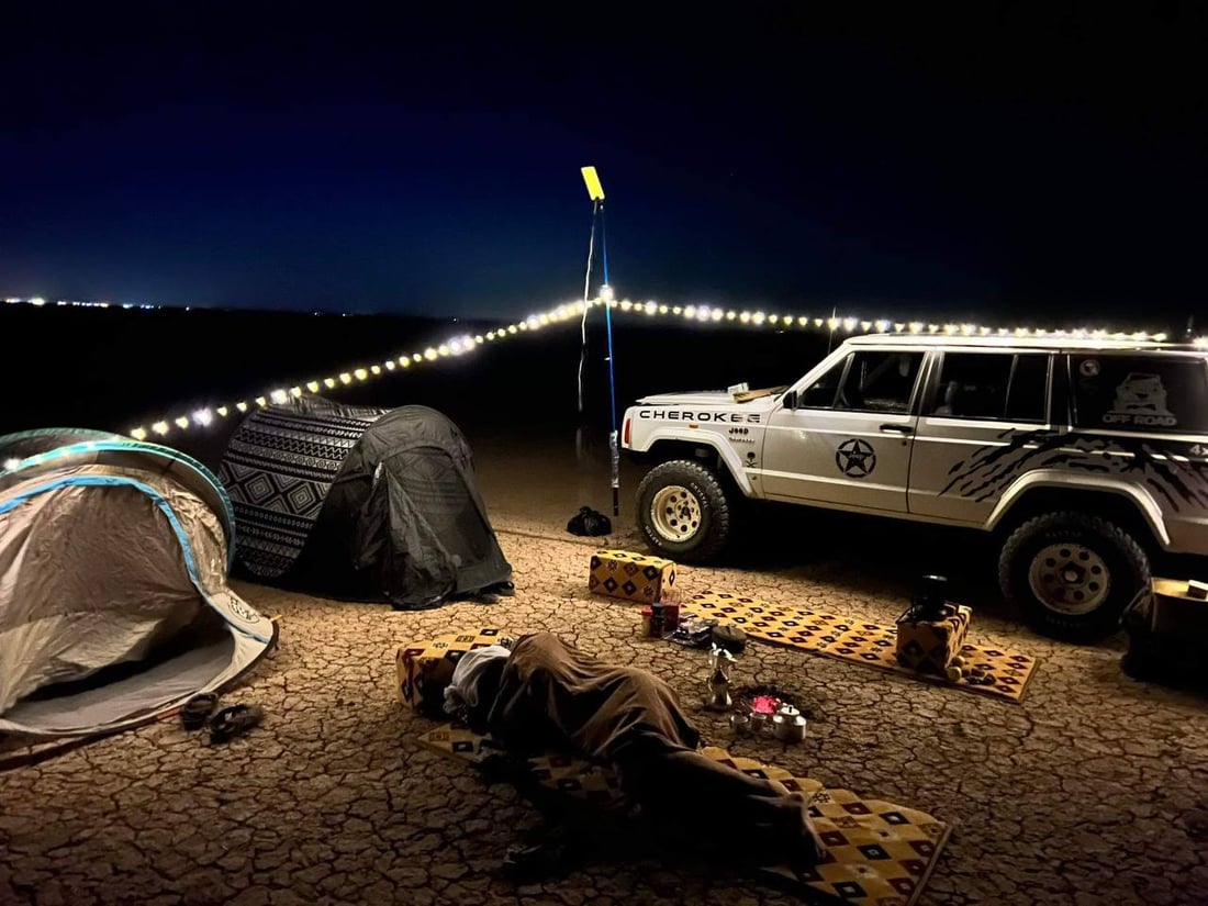 صور: انتهى الصيف والليل يصبح أجمل في واسط.. قمر ونجوم وسفاري في هور الشويجة