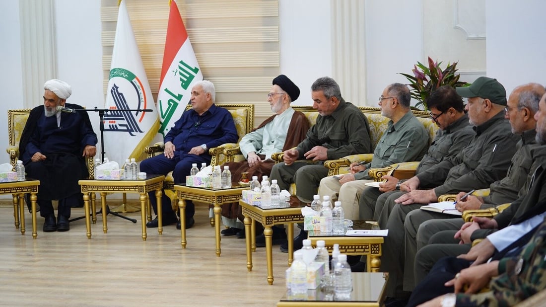 وفد مجتبى يزور الفياض وأبو فدك.. “شكراً للعراق على تشييع خامنئي”