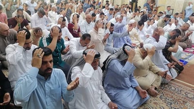 صور: صلاة العيد من مرقد “السيد ولي الدين” في قرية الخويلص بإمامة محمود الأعرجي