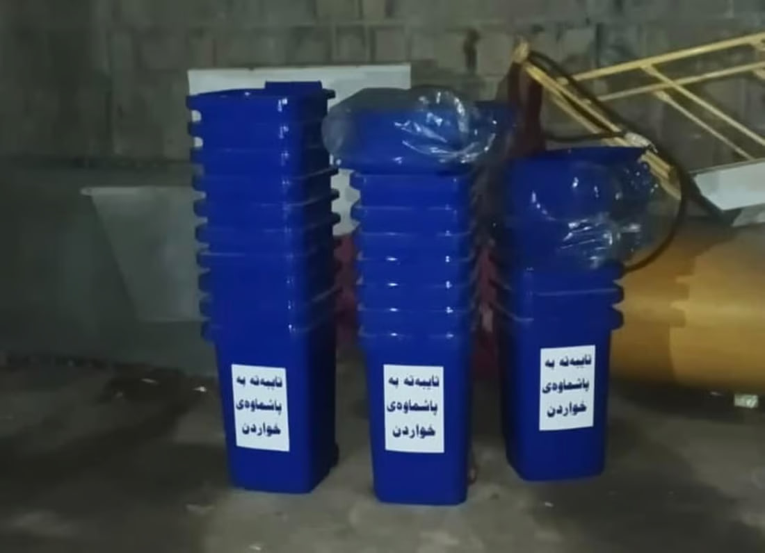 صور: شقلاوة تفرز بقايا الطعام عن النفايات.. حاويات جديدة لكل مطعم ومنزل