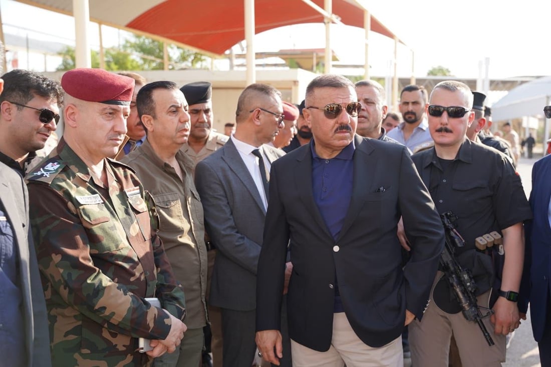 صور: وزير الداخلية ونظيره الإيراني في منفذ المنذرية لتأمين زيارة عاشوراء