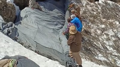 Rawanduz herders use snow pits to secure water supply for summer months