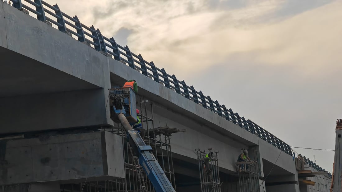 صور: ملامح جسر الوزيرية الجديد تتضح أكثر والعمل يتقدم.. سيرتبط بباب المعظم