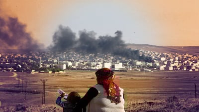 سوپای سوریا دەوروبەری كۆبانێی بۆردومان كرد و منداڵێک گیانی لەدەست دا