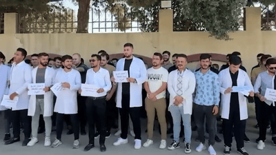Medical graduates protest in Mosul over job allocations