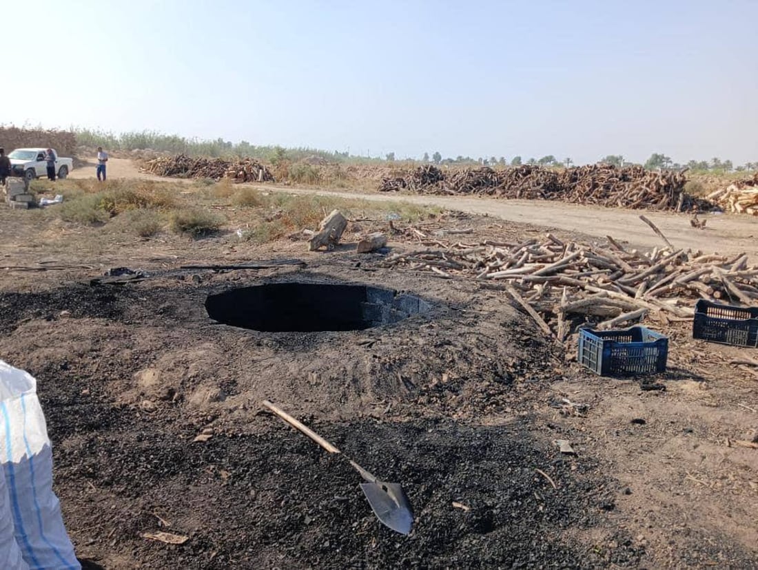 الشوي على خشب حمضيات ديالى ليس كغيره.. الفحامة في أفضل حال والمنتوج إلى البصرة