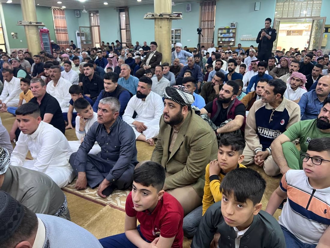خطيب داقوق يدعو لتشكيل الحكومة المحلية في كركوك.. صور من الجامع الكبير بـ “خورز”