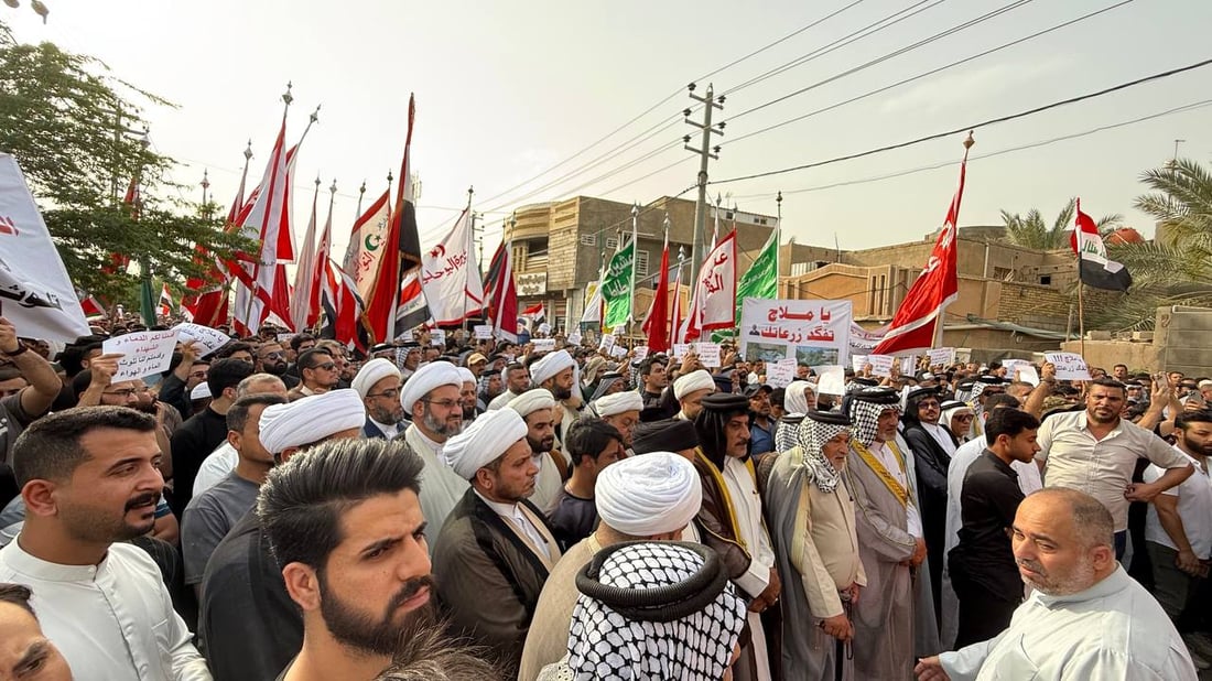 “العيداني لا يسمع شمال البصرة”.. حراك المدينة يجدد الاحتجاج ويهدد بالتصعيد (صور)