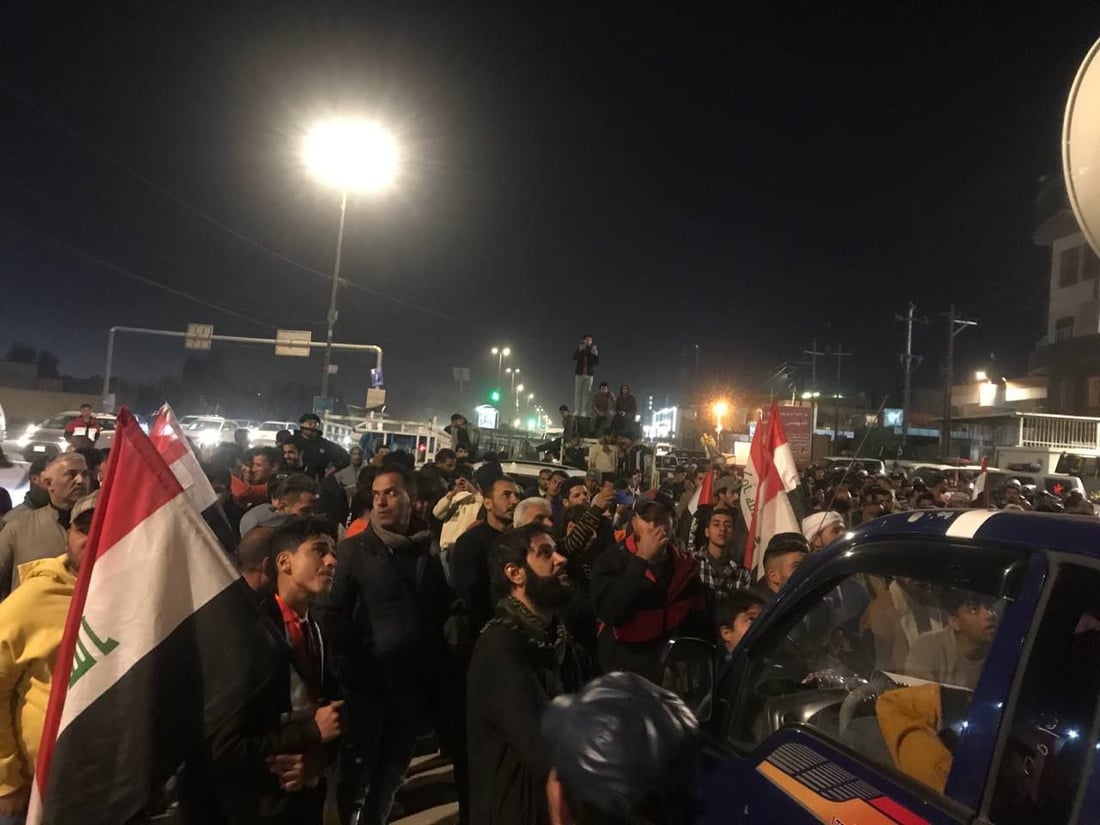 تظاهرات ليلية أمام محكمة بابل.. اعتراض على المحافظ الجديد وأسئلة حول اغتيال الخفاجي