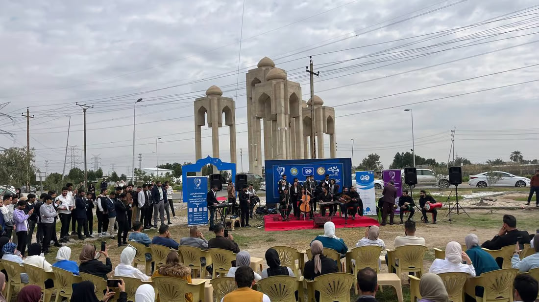 Basra university petroleum engineers society hosts charity bazaar