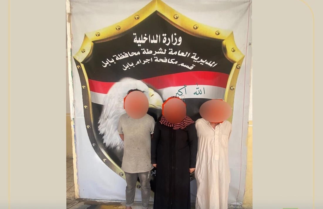 عصابة داخل مزار ديني في أبو غرق.. شرطة بابل تعتقلهم