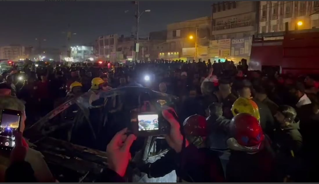 فيديو: البدء بإخلاء جثث ضحايا القصف في المشتل