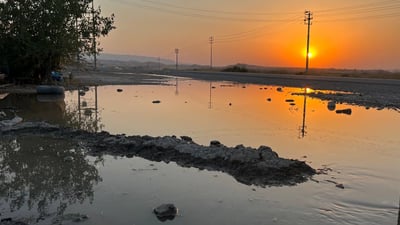 ماوەی 20 رۆژە گوندێکی ناحیەی ئاغجەلەر بێئاوە