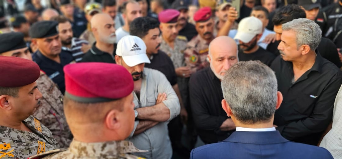 متظاهرو تشرين لوفد الزيدي: نريد حصر السلاح بيد الدولة ومحاسبة الفاسدين