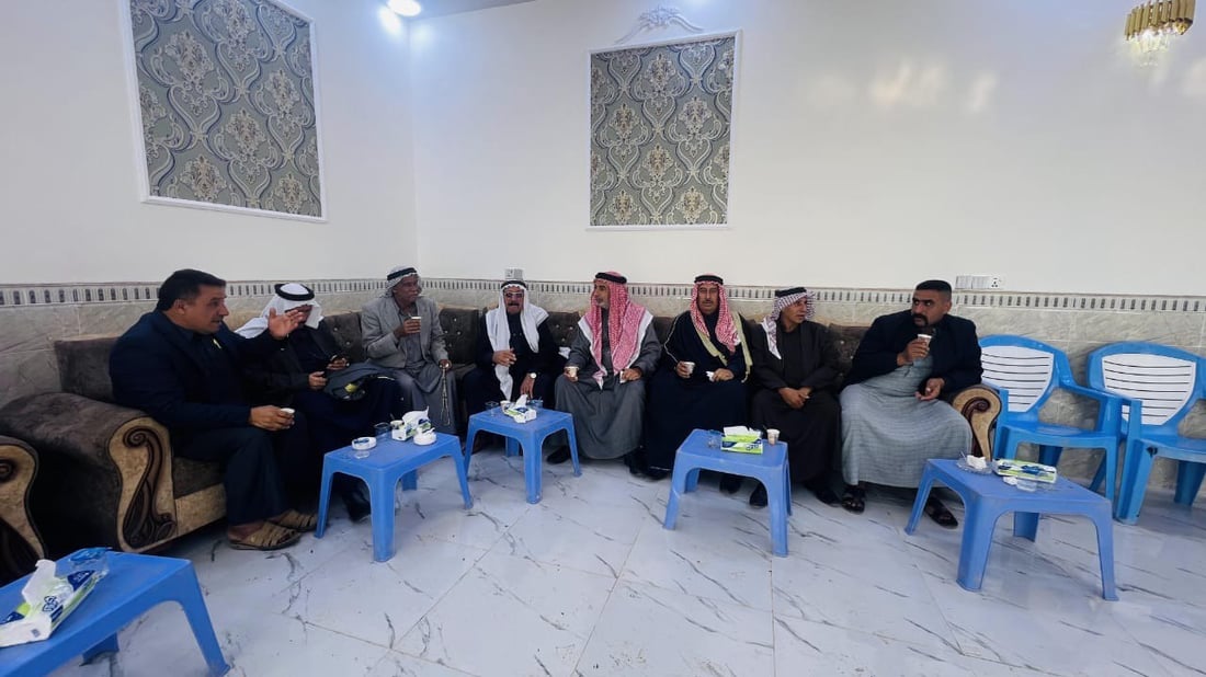 الشيخ أحمد مجباس الثامر يدلي بأول تصريح بعد اختياره زعيماً لـ “آلبوحشمة”