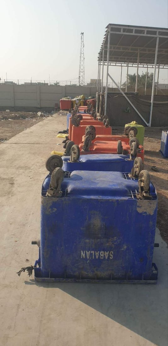 حارق النفايات الطبية يصلح عربات القمامة (بالتحوير) في مستشفى الصادق بالحلة