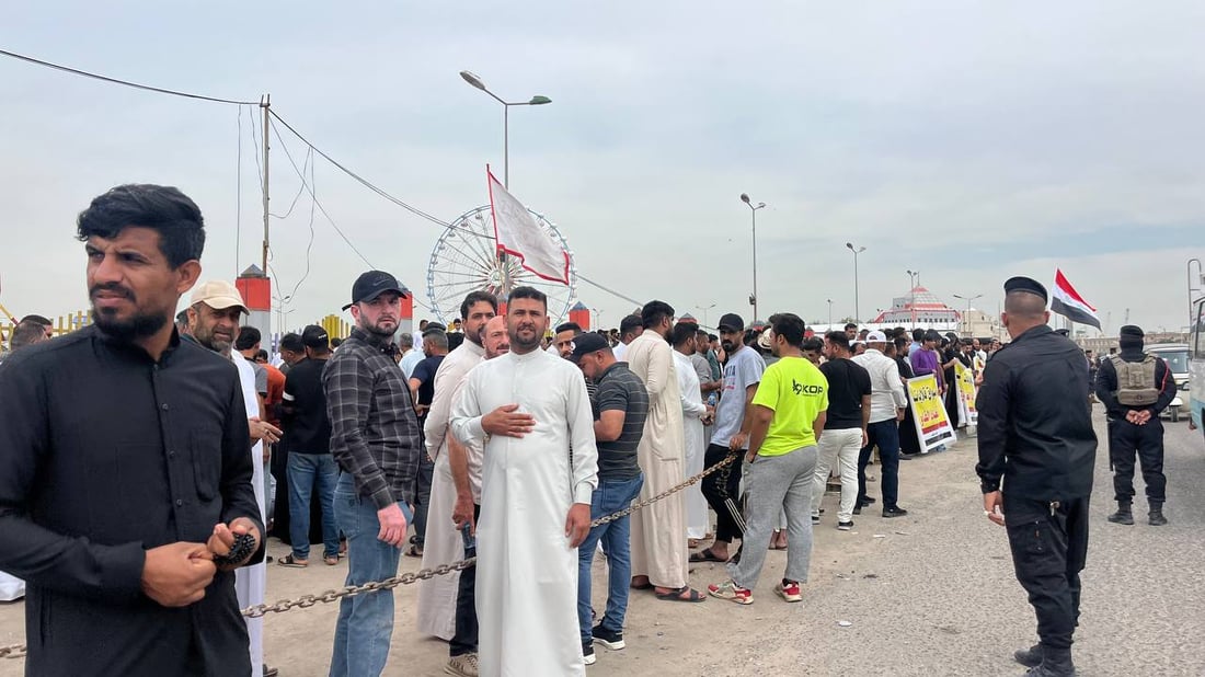 سائقو الشاحنات يلوحون بإضراب عن العمل: لا تقيدوا حركتنا في البصرة (فيديو)