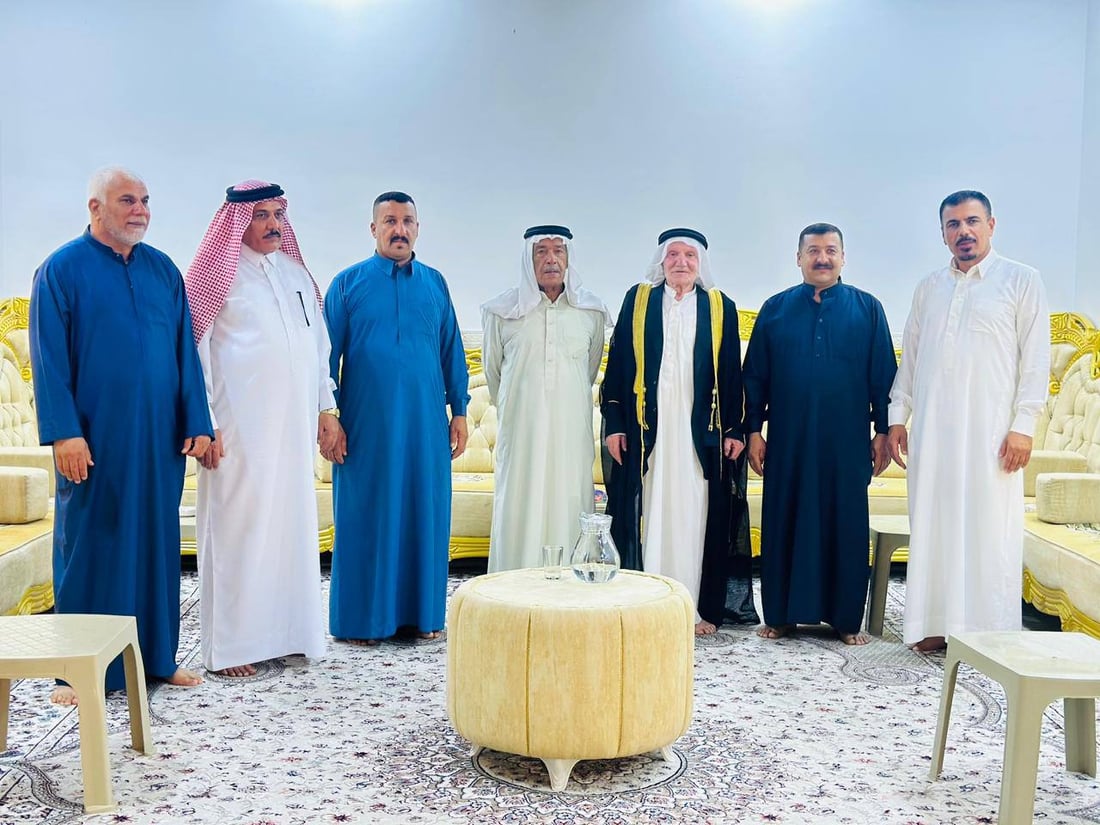 بعمر 92 عاماً… شيخ خلف يدخل القفص الذهبي مجدداً ويشعل الفرح في بيجي!