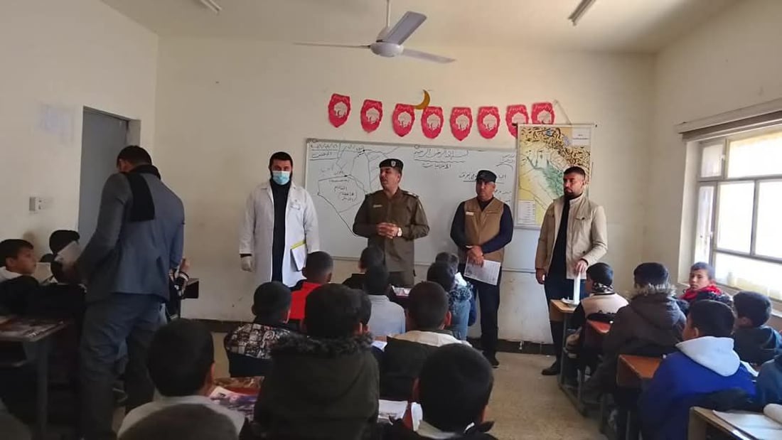 پۆلیس و تەندروستی دوزخورماتوو سەردانی قوتابیان دەکەن