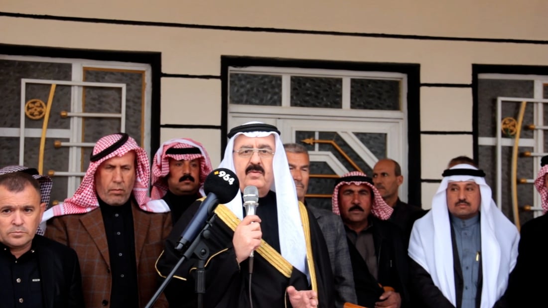 خلفاً لوالده.. الدليم تنصب حبيب أحمد شيخاً لعشيرة آل سفر في تلعفر (صور)