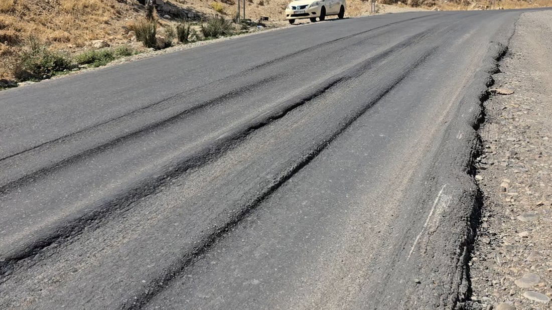جادەی قەیوان لە سلێمانی وێرانە و هەر بەناو قیرە