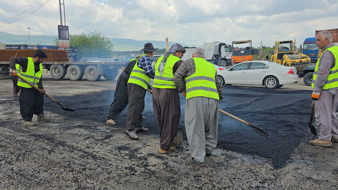 دووسایدی تانجەرۆ قەرەباڵغە و شەقامەکە نۆژەن دەکرێتەوە