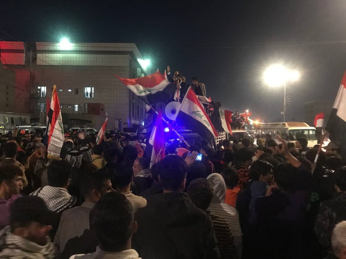 تظاهرات ليلية أمام محكمة بابل.. اعتراض على المحافظ الجديد وأسئلة حول اغتيال الخفاجي