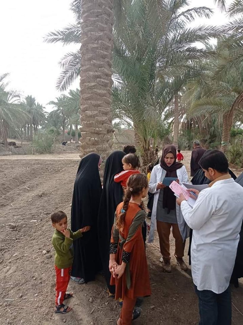 تطعيم 250 طفلاً من المتخلفين عن أخذ اللقاحات جنوبي بابل (صور)