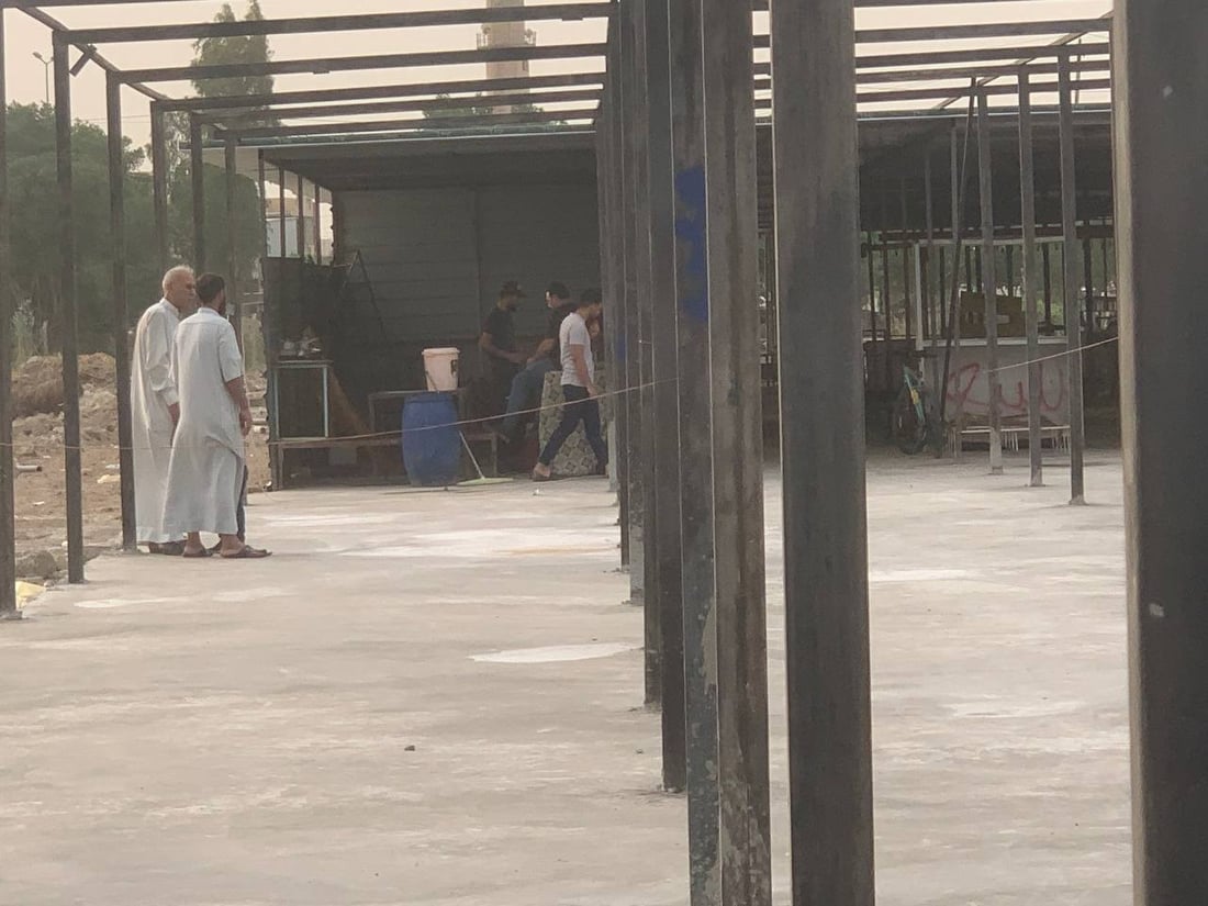 أقسام للّحم وبيع البيض وأخرى للألبان.. 400 دكان في سوق أبو غريب الجديد (صور)