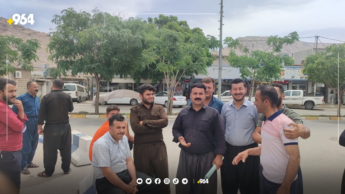 بەشێك لە كاسپكارانی دەربەندیخان گردبوونەوە