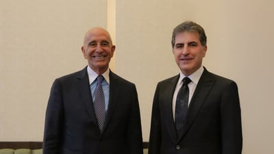 سەرۆکی هەرێم لەگەڵ نێردەی تایبەتی ئەمریکا بۆ کاروباری سووریا کۆبووەوە