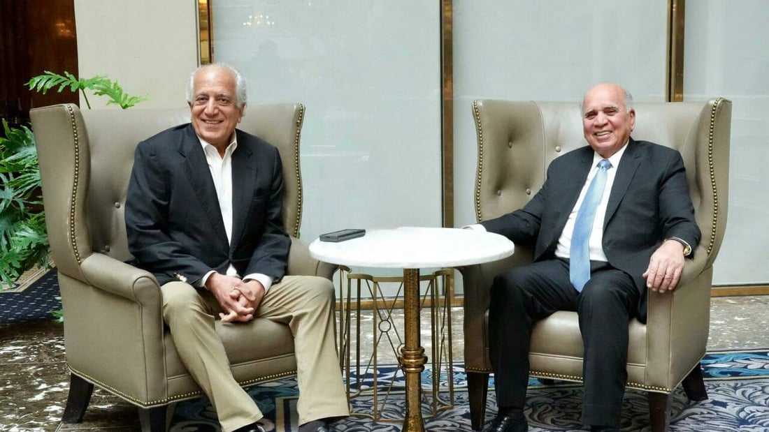 زلماي خليل زاده يستعرض نتائج زيارته الأخيرة إلى العراق