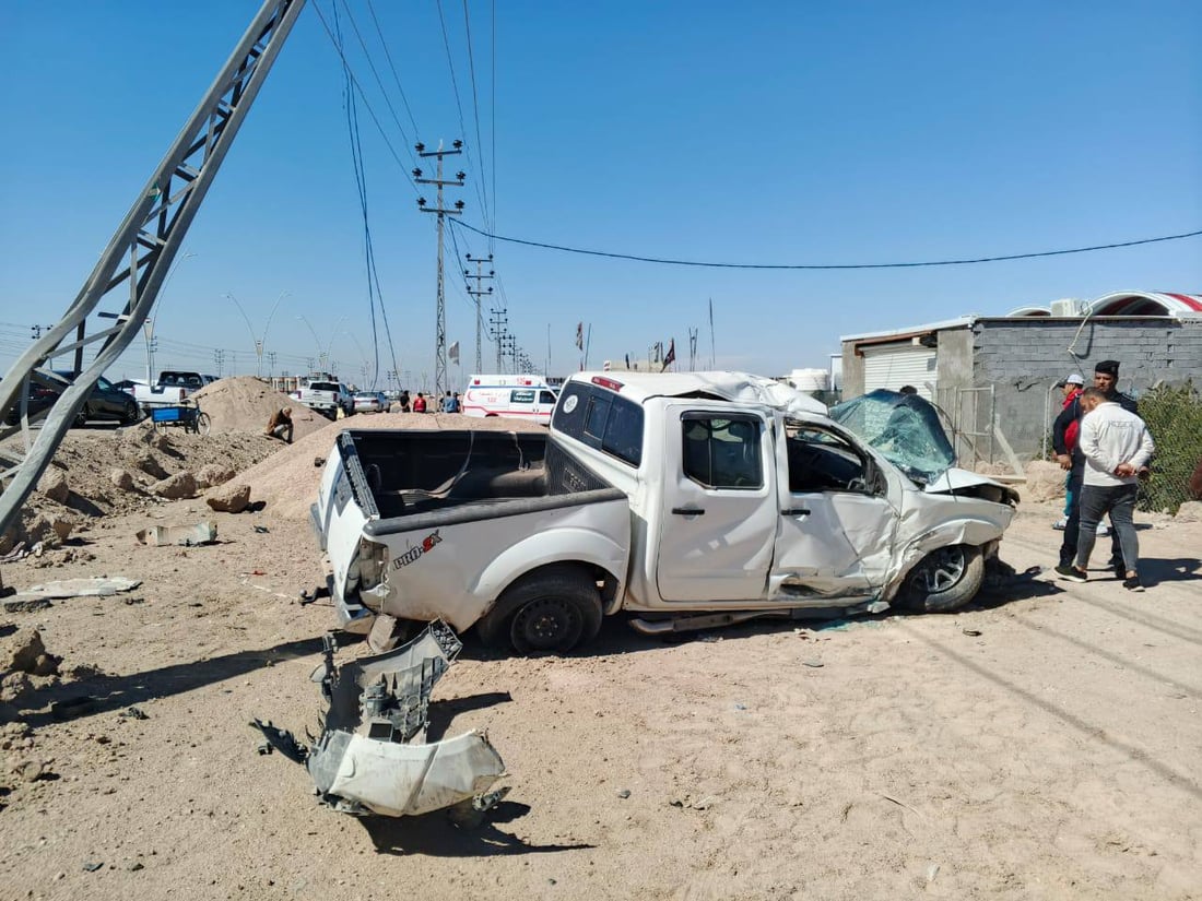 Driver killed after crashing into electricy pole in Basra