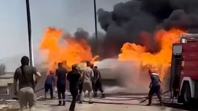 Tanker driver dies in fiery crash on Ramadi Highway